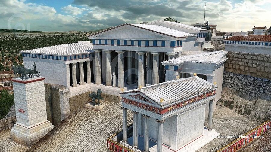 Acropolis: 3D representations & audiovisual self-guided tour - Fourteen videos and eight related stories