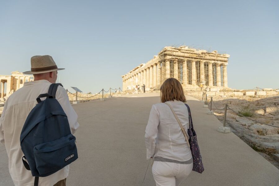 Acropolis & Acropolis Museum PRIVATE Expert led Guided Tour - The Odeon of Herodes Atticus and the walk toward the museum