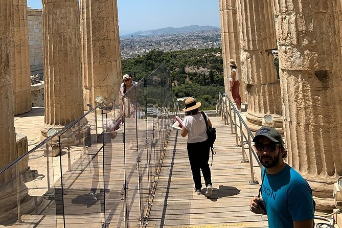 Acropolis of Athens and Acropolis Museum Tour - Propylaea, Athena Nike, and the first great views