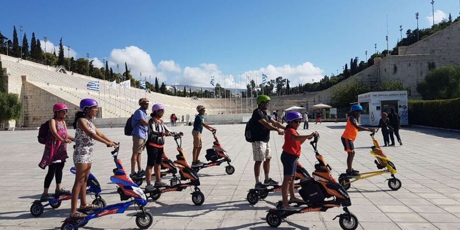 Acropolis Walking Tour & Athens Highlights by Electric Trike - Walking up through the Theater of Dionysus