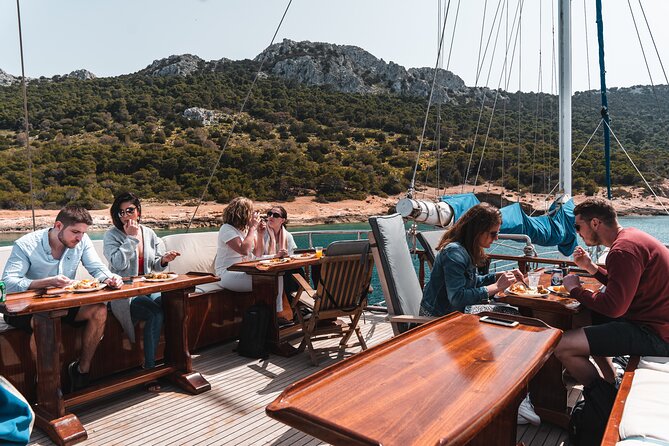 All Day Cruise -3 Islands to Agistri,Moni, Aegina with lunch and drinks included - Moni or Metopi: the swimming stop