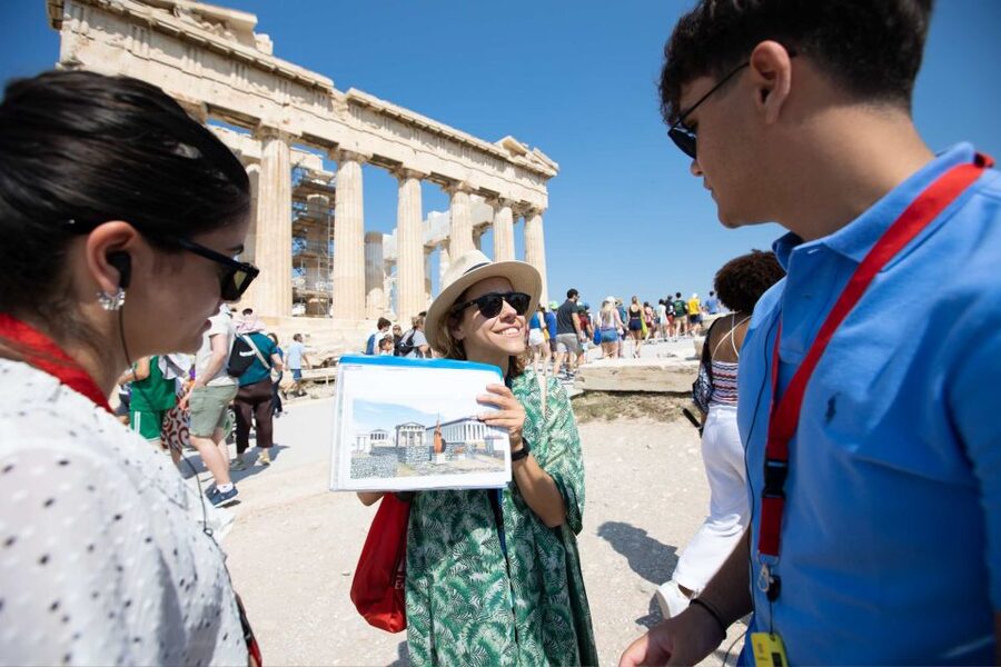 Athens: Acropolis Guided Walking Tour & Plaka Audio Tour - The Odeon of Herodes Atticus