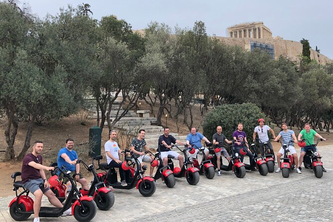 Athens Acropolis Official E-Scooter Guided Tour Fat E-Bike - Herod Atticus Odeon and the Acropolis foothills
