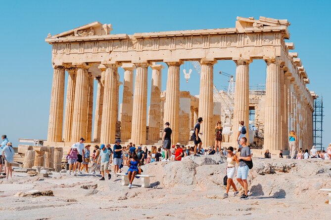 Athens: Acropolis, Parthenon and Acropolis Museum Guided Tour - Climbing through the Theater of Dionysus