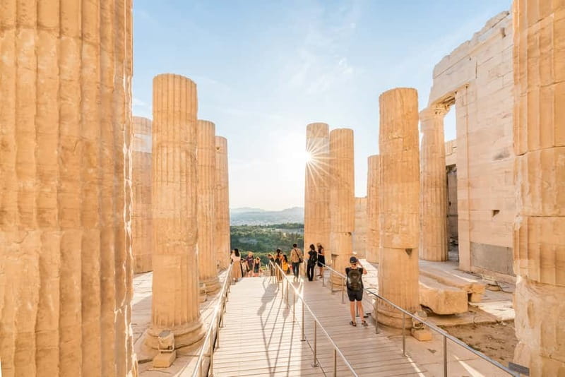 Athens: Acropolis Tour with Licensed Guide - Climbing through the Propylaea