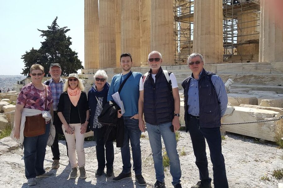 Athens: Acropolis with Museum, Guided Tour & Greek Lunch - Seeing the Acropolis before the museum
