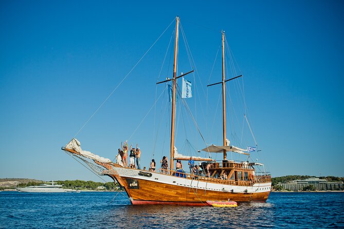 Athens: All Day Cruise to Agistri Moni Aegina with Lunch & Drinks - Moni: the boat becomes your swimming platform