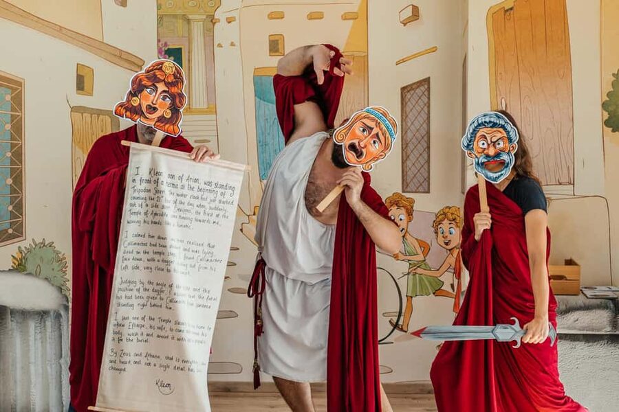 Athens: Ancient Greek Murder Mystery Experience - Location, timing, and comfort near Monastiraki