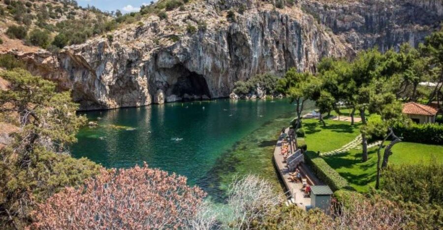 Athens: Athenian Riviera Private Tour by Van - Lake Vouliagmeni: a calm stop before the long drive