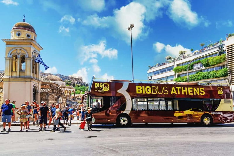 Athens: Big Bus Hop-on, Hop-off Tour by Open-Top Bus - Use Monastiraki and Plaka to break up the ride