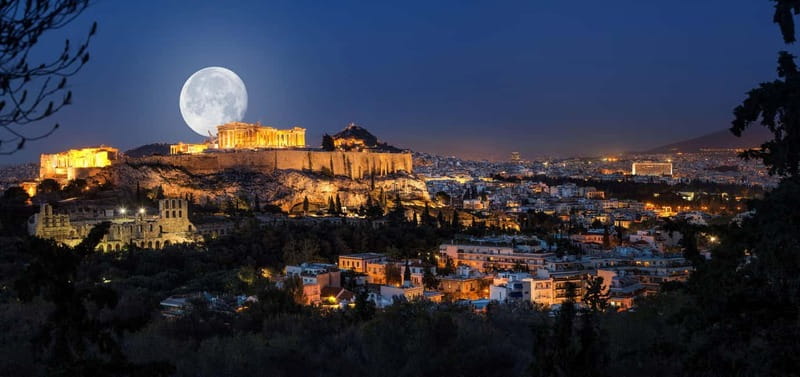 Athens: Big Bus Panoramic Night Tour by Open-Top Bus - Starting beside Parliament at 8:15 or 9:15 PM