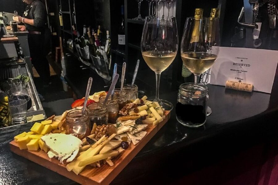 Athens by Night: Sightseeing, Spirits, and Food - Wine, Greek salami, and a board of local bites in Psirri