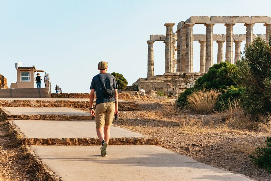 Athens: Cape Sounion & Poseidon Temple Sunset Half-Day Trip - Sunset at Poseidon’s Temple