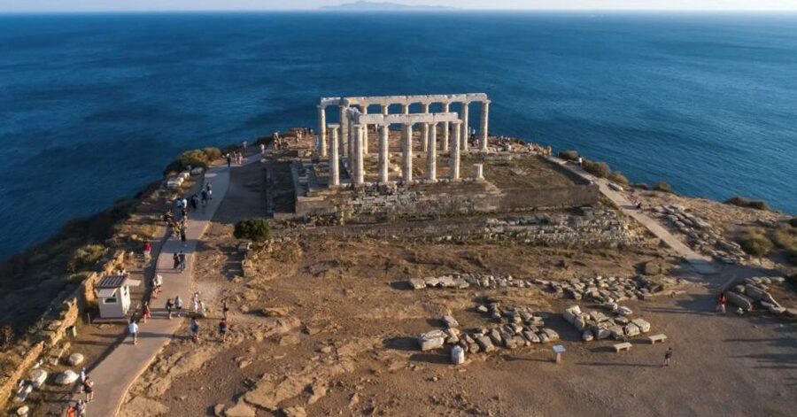 Athens: Cape Sounion &Temple of Poseidon Sunset Tour & Audio - The coastal road to Cape Sounion