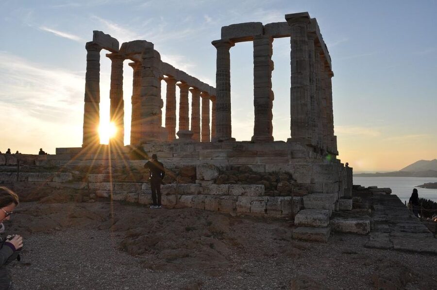 Athens: Cape Sounion &Temple of Poseidon Sunset Tour & Audio - Reaching the Temple of Poseidon