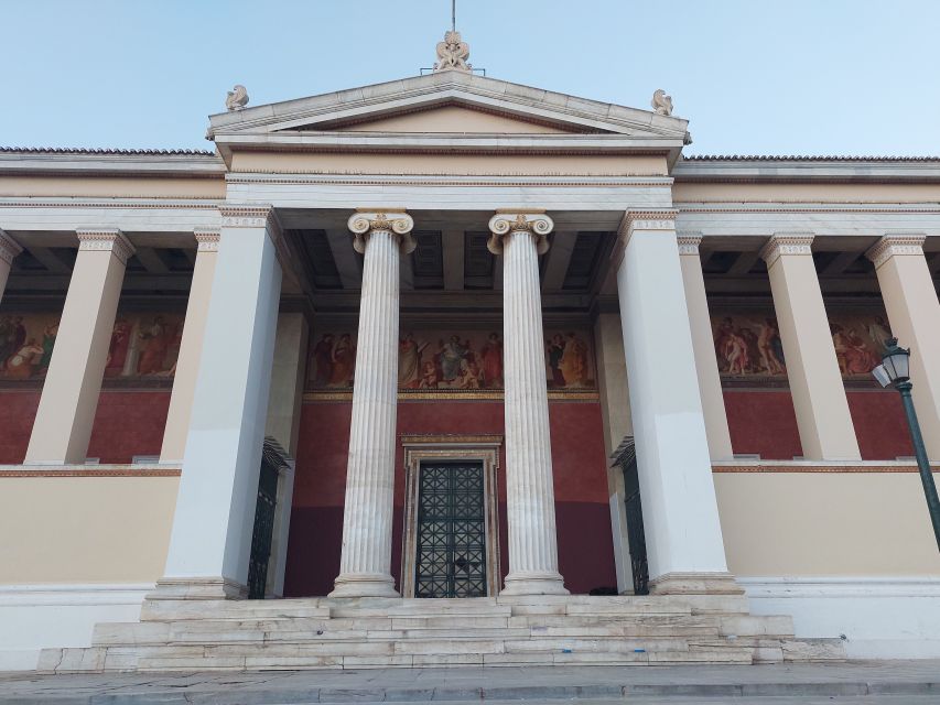Athens: City Highlights Nighttime Walking Tour in Spanish - Zappeion and the Olympic story
