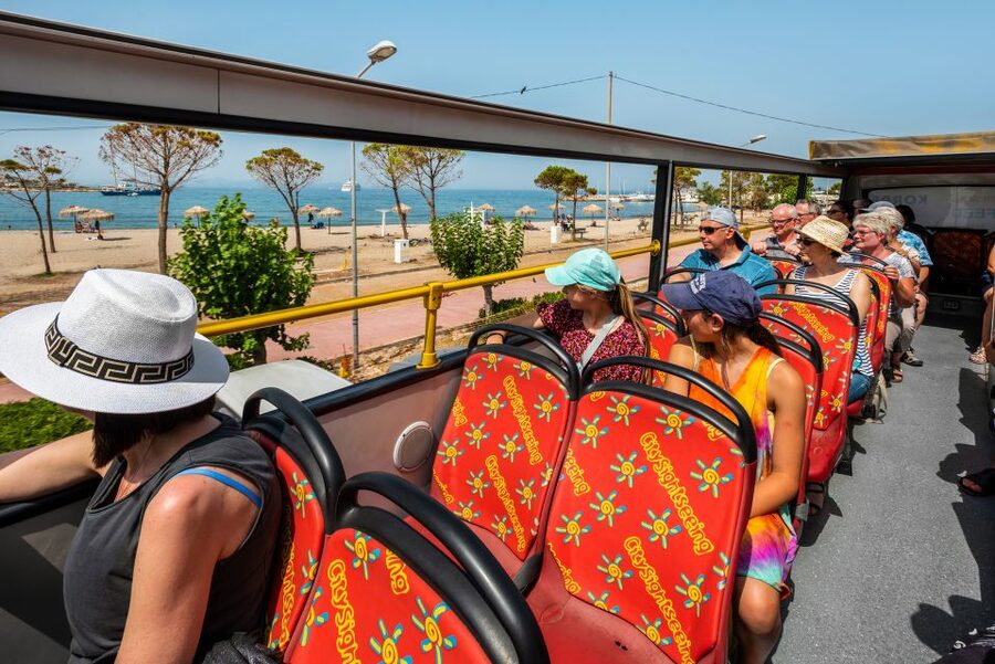 Athens: City Sightseeing Hop-On Hop-Off Bus Tour - Temple of Olympian Zeus and the National Garden