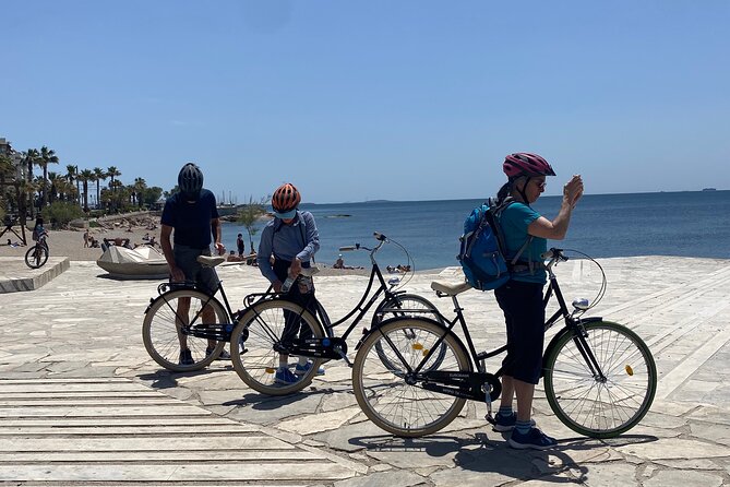 Athens Coastal Bike tour and Swimming Adventure - A photo stop at the Stavros Niarchos Foundation Cultural Center