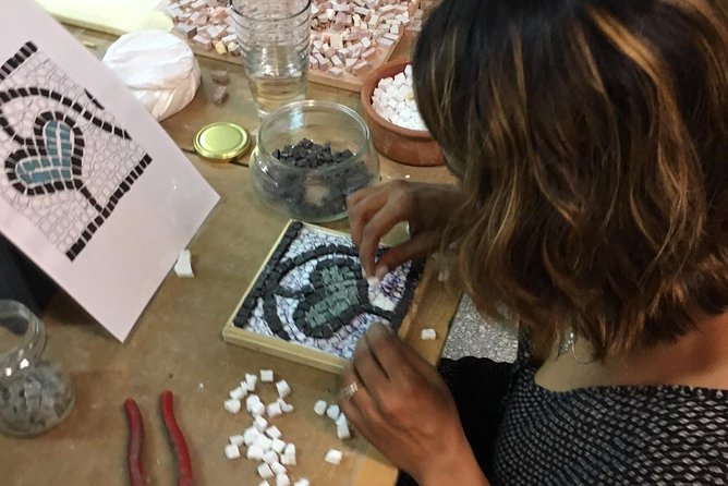 Athens: Create Your Own Mosaic 3h Private Art Class - Cutting, placing, and learning by doing