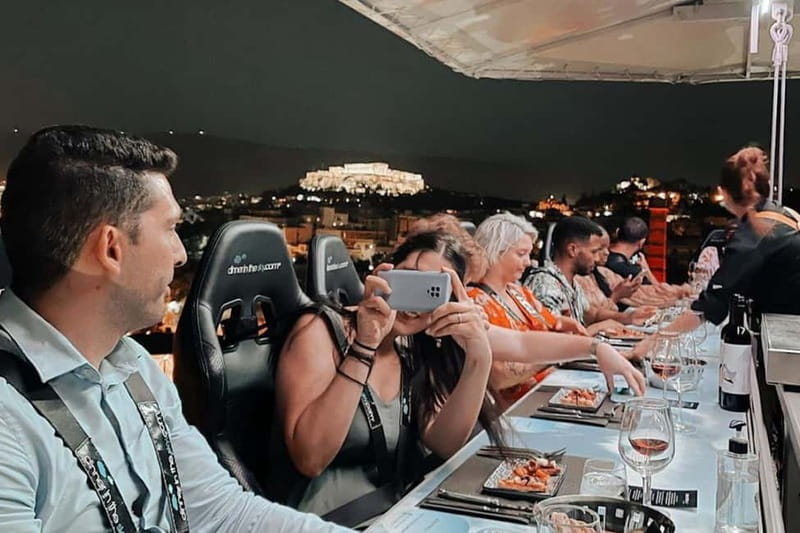 Athens: Dinner in the Sky Experience - Rising 40 meters above the city