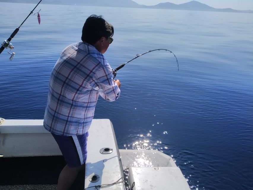 Athens: Fishing Trip Experience on a Boat with Seafood Meal - A swimming stop and time to enjoy the sea