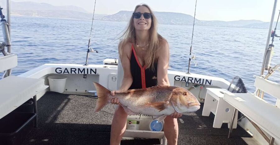 Athens: Fishing Trip Experience on a Boat with Seafood Meal - Greek food served at sea