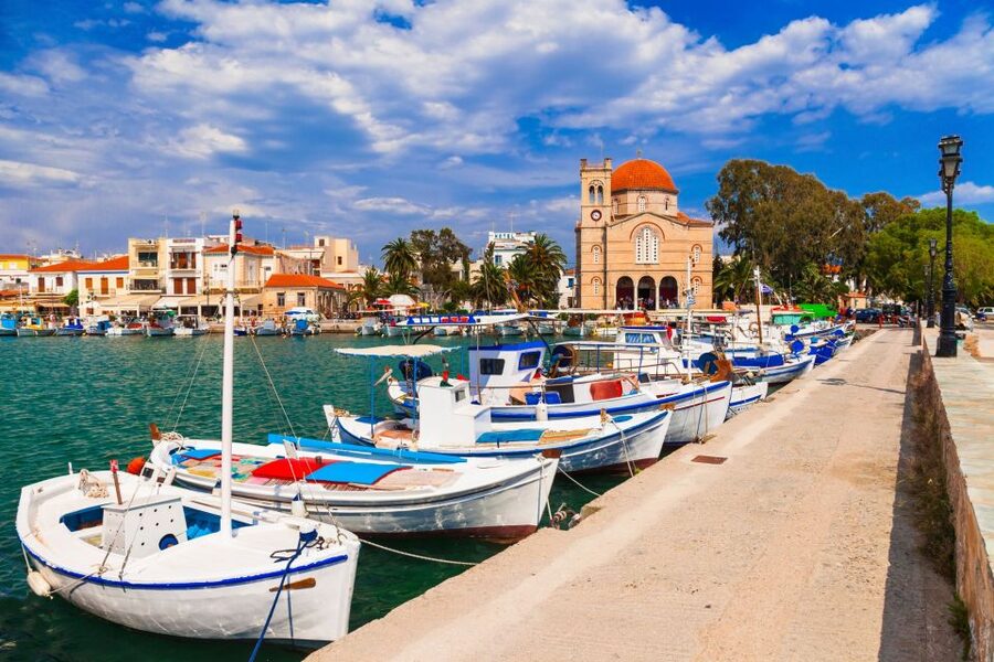 Athens: Full-Day Island Hopping Cruise with Lunch & Transfer - Moni is the day’s swimming break