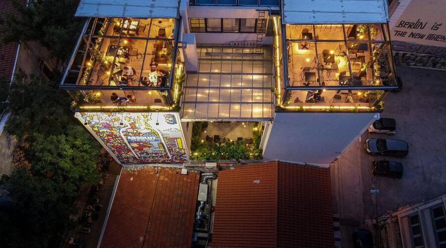 Athens: Greek Cooking Class & Dinner on a Rooftop - Finding the kitchen in Psirri