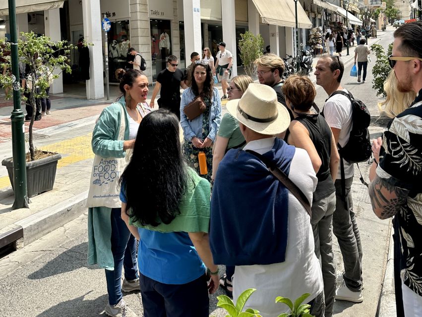 Athens: Greek Food Tasting and Market Walking Tour - Specialty shops and the crisp layers of spanakopita
