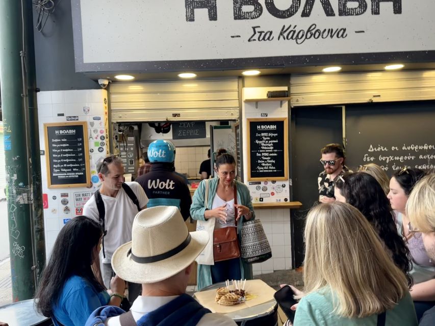 Athens: Greek Food Tasting and Market Walking Tour - Guide quality and one point to watch