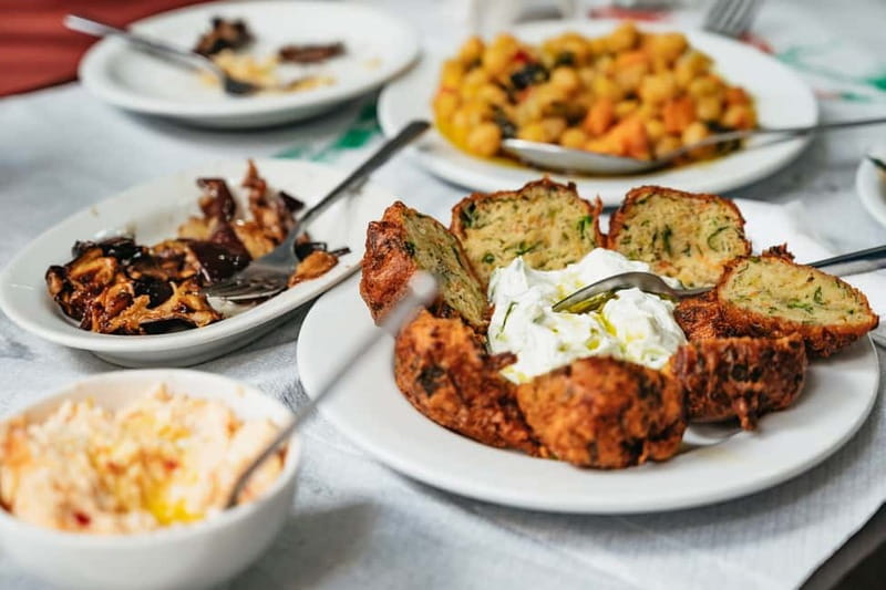 Athens: Greek Foodie Tour with Tastings - Varvakios Agora shows the working side of Athens