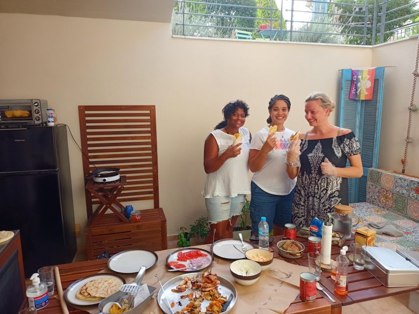 Athens: Greek Souvlaki Pita Gyros Cooking Class with a Local - Conversation is part of the cooking