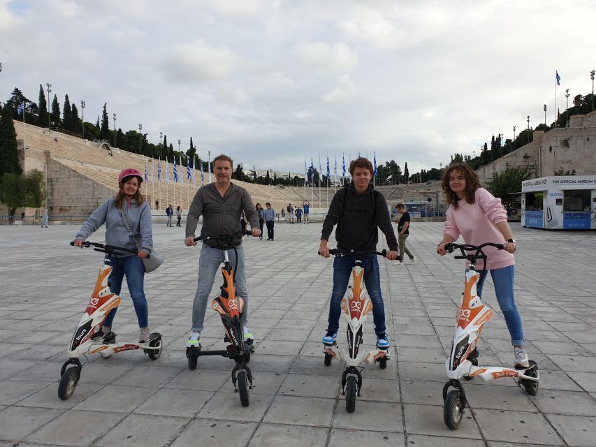 Athens: Guided City Tour on an Electric Trikke Scooter - Acropolis and Parthenon views before the monuments