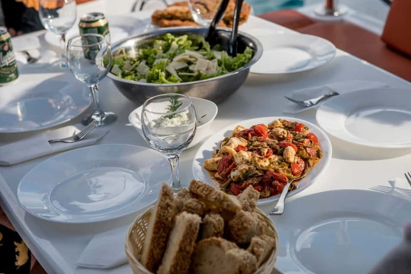 Athens: Half-Day Morning Catamaran Cruise with Meal & Drinks - What the catamaran ride feels like
