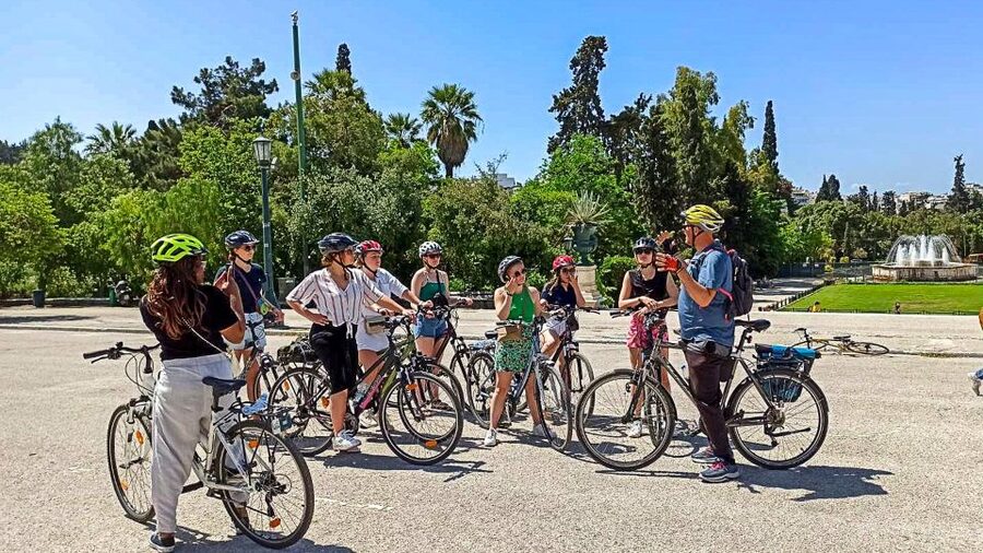 Athens Historical Center: Explore by Bike - Plaka brings the route into the old neighborhood