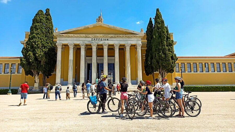 Athens Historical Center: Explore by Bike - The Temple of Zeus and Hadrian’s Arch add Roman scale