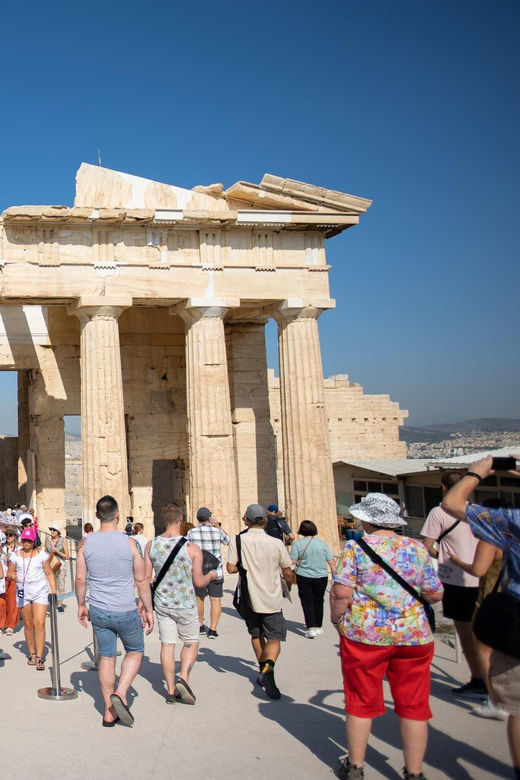 Athens: Hop-On-Hop-Off & Acropolis & Acropolis Mus.& 3 audio - Entering the Acropolis at your chosen time