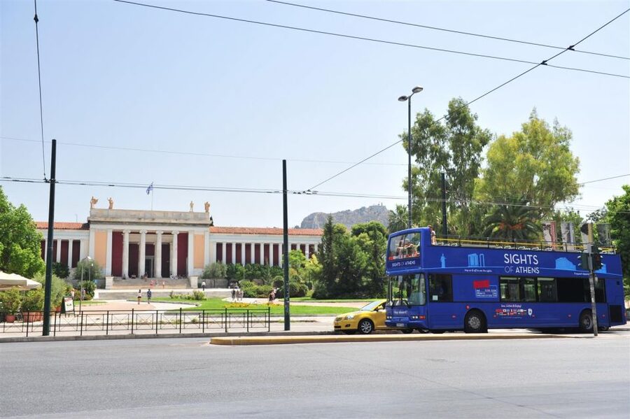 Athens: Island Cruise with Lunch & Hop-On Hop-Off Bus Ticket - Agistri offers the first swim and a quieter island feel