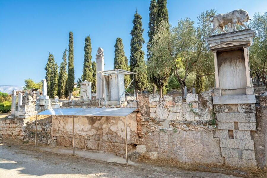 Athens: Kerameikos E-Ticket & Audio Tour - The Tomb of the Lacedaemonians and the Tritopatreion