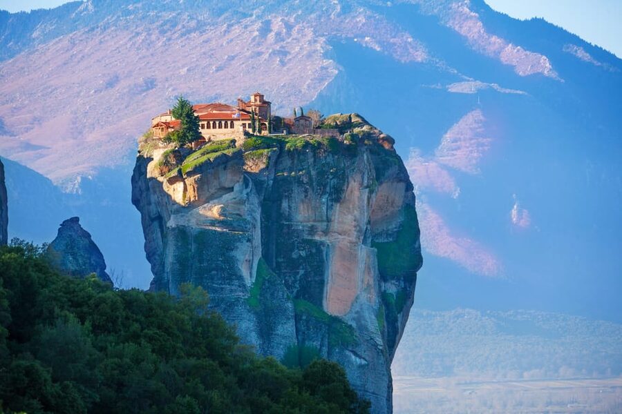 Athens: Meteora Day Trip with Audio Guide and Lunch Option - Inside two Eastern Orthodox monasteries