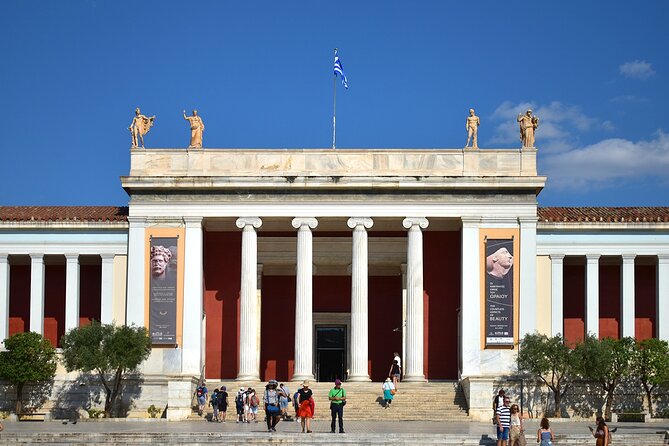 Athens National Archaeological Museum E-Ticket with Audio Guide - Using the audio guide among the statues and pottery