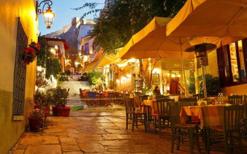 Athens: Night Walking Tour - Plaka trades grand streets for small lanes