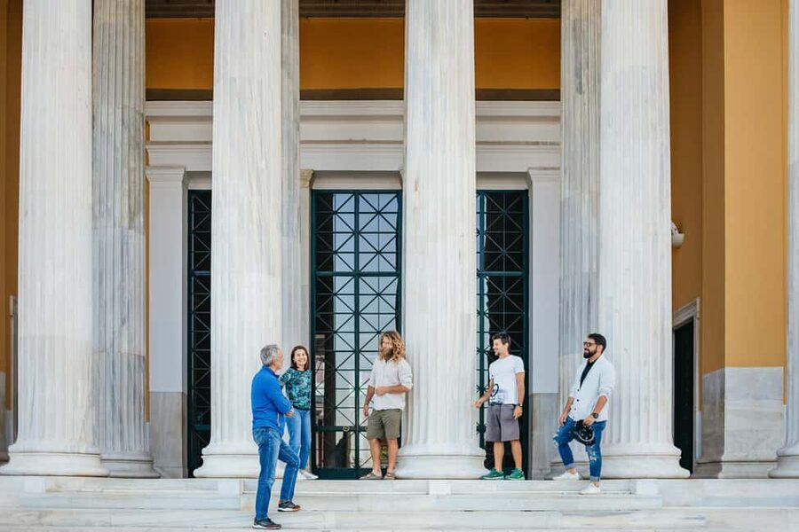 Athens: Old Town Highlights Guided E-Bike Tour - Filopappou Hill and the first Acropolis views