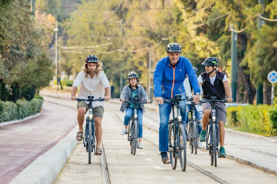 Athens: Old Town Highlights Guided E-Bike Tour - Temple of Olympian Zeus and Hadrians Arch