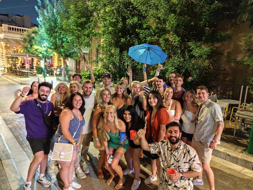 Athens Party Pub Crawl with Unlimited Drinks & Club Access - Moving through the bars