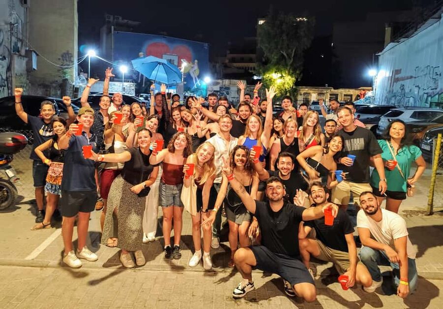 Athens Party Pub Crawl with Unlimited Drinks & Club Access - What the $24.83 price really buys