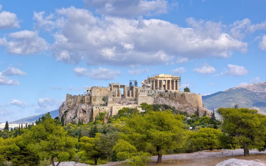 Athens: Plaka to Acropolis Smartphone Audio Tour - Areopagus Hill for a wide view of the Agora and Acropolis