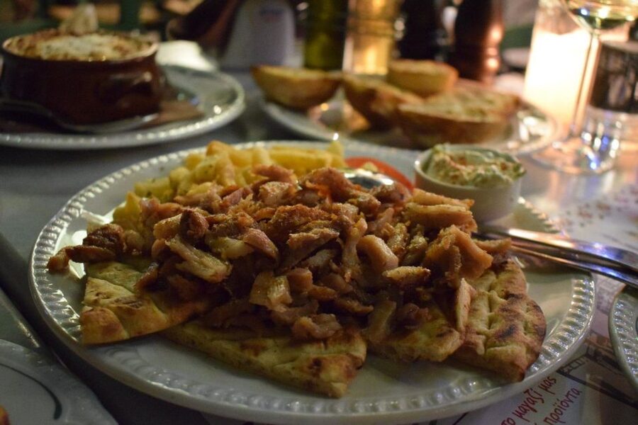 Athens: Premium Food and Wine Tasting Tour in the evening - A full Greek dinner with seasonal dishes