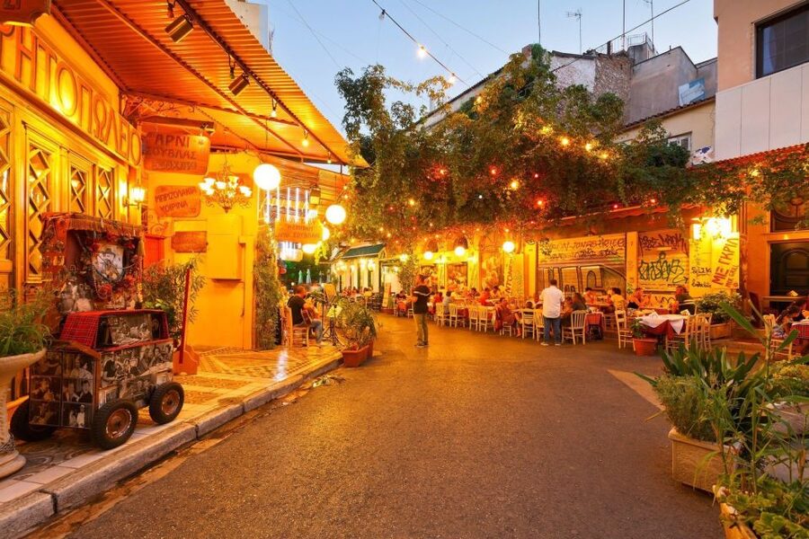 Athens: Premium Food and Wine Tasting Tour in the evening - Finishing with gelato in central Athens