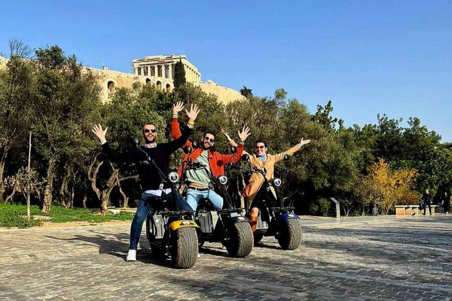 Athens: Premium Guided E-Scooter Tour in Acropolis Area - A fast way to get your Athens bearings